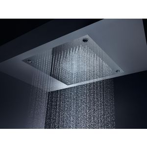 AXOR ShowerHeaven Starck 970x970mm met Licht rvs look