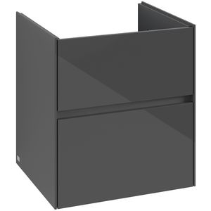 Wastafelonderkast Collaro 561x610x480mm Glossy Grey C14200FP