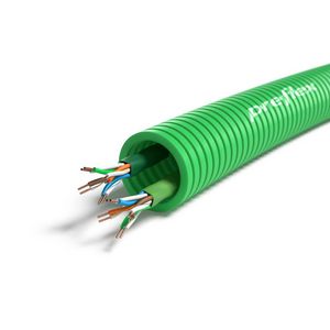 Rol a 100m. voorbedrade flexibele elektrobuis LGN20 LS C 2xUTP6