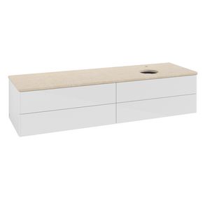 Wastafelonderkast Antao 1600x360x500mm G.White.L K27053GF