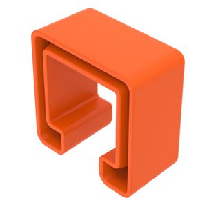 Beschermkap voor profiel MS41 41x41 Polyethyleen pastellorange RAL 200 VVE=25