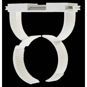 Kunststof buisklem gesloten hal.vrij FC 40-50mm grijs VVE=50