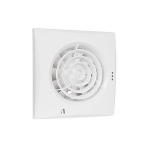 Badkamer-/ toiletventilator Silencio 100 TH wit