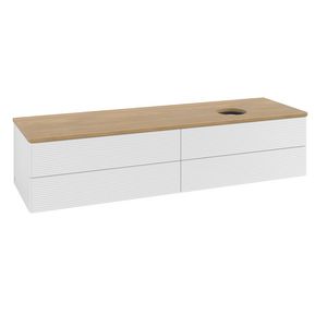 Wastafelonderkast Antao 1600x360x500mm G.White.L K27111GF
