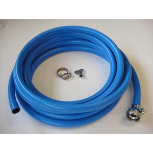 Vulslangset PVC blauw 5,0m +2 slangw. gemont.