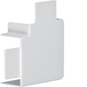 Vlakke hoek voor goot 30x30mm LF lichtgrijs