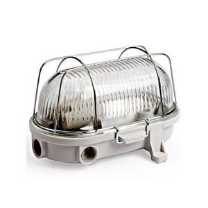 Plafond-/wandarmatuur Bulley grijs E27 230V max. 60W IP54