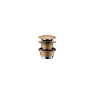 Waste set PushOpen voor wastafel-/bidetkranen 50100140 brushed bronze
