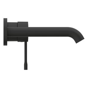 Afbouwdeel 2-gats wandmengkraan 1-hendel essence M-size 183mm phantom black (mat zwart) (prof) excl. inbouwdeel