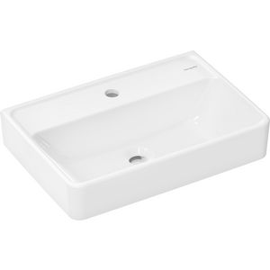 Wastafel compact 550x370mm kraangat zonder overloop SmartClean wit Xanuia Q