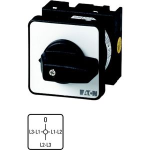 Spanningsmeteromschakelaar 4 cont. 20A 3 x fase/fase 011308