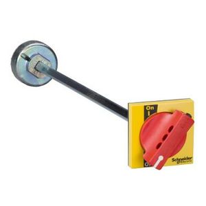 Verlengde draaibediening Vergrendelbaar Rood/Geel INS250 I