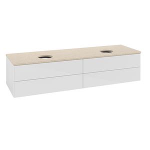Wastafelonderkast Antao 1600x360x500mm G.White.L K28013GF