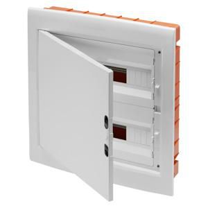INBOUWVERDEELKAST - MET BLANCO DEUR - 36 MODULE (18X2) IP40