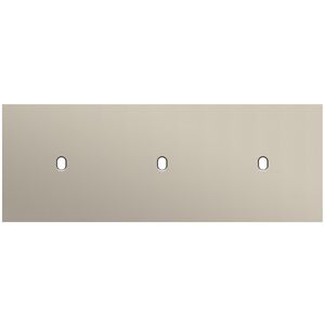 Afdekplaat 3-voud horiz. 71mm centerafst. 166-57701