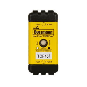 Zekering laagsp. 45A AC 600V DC 300V 300kA 26x29x55 VVE=12