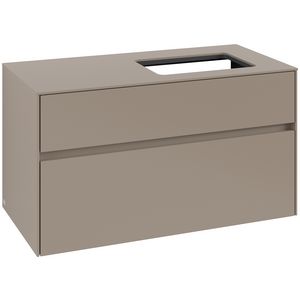 Wastafelonderkast Collaro 1000x548x500mm Taupe C111B0VM