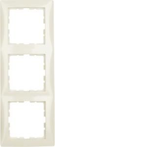 Afdekraam 3-v berker S.1 wit glans