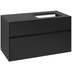 Wastafelonderkast Collaro 1000x548x500mm Volcano Black C111B0VL