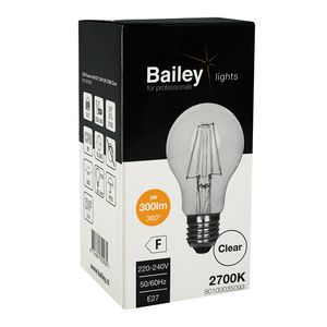 LED-lamp A60 CL FIL E27 3W 29W 300lm 827 helder