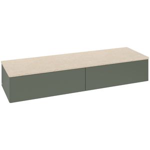 Sideboard Antao 1600x268x500mm L.Green Matt Lacquer K42003HL