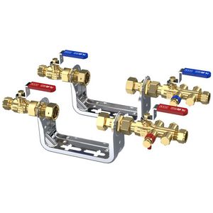 Watermeterbeugel GWA-EA Qn1,5 110 15X15 kn rvs warm