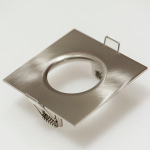 Downlight ring vierkant 82(72)mm geborsteld alum. 42180133