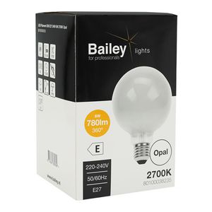 LED-lamp G95 FIL E27 6W 58W 780lm 827 Opal