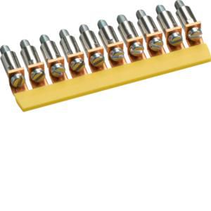 Doorverbindingsbrug geisoleerd 2,5mm² 10-voudig schroef