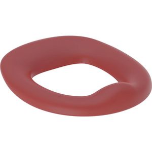 Bambini kinder losse zitring v staand closet zonder scharniergaten karmijnrood