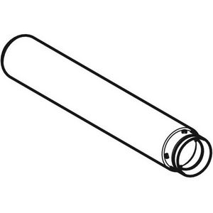 muurbuis met O-Ring d32 glanschroom