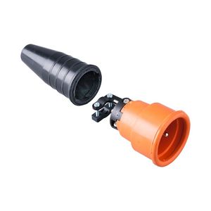 Volrubber koppelcontactstop 16A 250V penaarde blok VVE=100