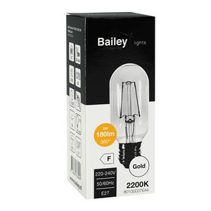 LED-lamp T45 FIL E27 2W 19W 180lm 822 goud