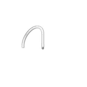 Uitloop 280mm, 5,68l/min. chr