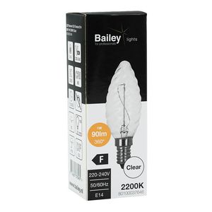 LED-lamp C35 TW CL FIL Twisted E14 1W 10W 90lm 822 helder