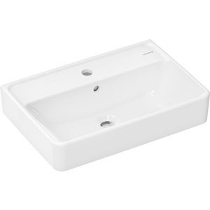 Wastafel Com 550x370mm kraangat overloop SmartClean wit Xanuia Q