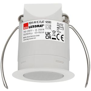 Aanwezigheidsmelder FLAT 360gr. IB wit IP20 9m 1Kanaal