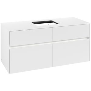 Wastafelonderkast Collaro 1200x548x500mm Wh.Matt C128B0MS