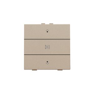 Enkelvoudige audiobediening leds Home Control champagne