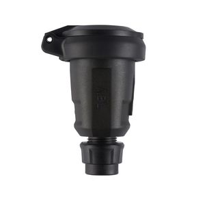 Koppelcontactstop geaard Hightech Elamid klapdeks zw VVE=10