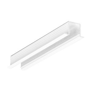 Profiel 10 inbouw 1 m1 wit geschikt voor COB ledstrips 8mm