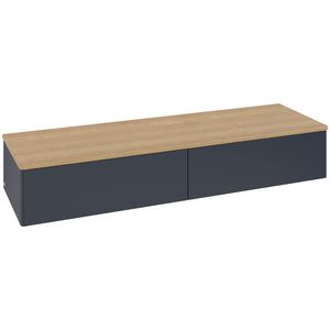 Sideboard Antao 1600x268x500mm Mid.Blue Matt Lacquer K42001HG