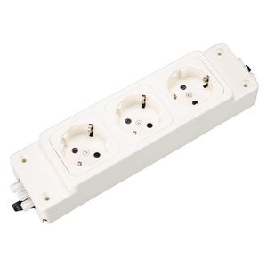 Contactdooscombinatie NETBOX aanraakveilig GST18/3 MK3 3x230v wit