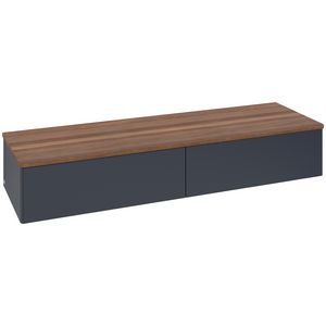 Sideboard Antao 1600x268x500mm Mid.Blue Matt Lacquer K42002HG