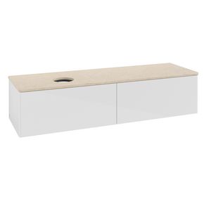 Wastafelonderkast Antao 1600x360x500mm G.White.L K37013GF