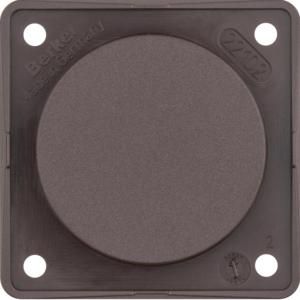 Blindplaat berker Integro bruin