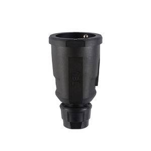 Koppelcontactstop geaard Hightech Elamid zwart VVE=10