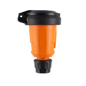Koppelcontactstop geaard Hightech SCHUKO IP54 oranje VVE=10