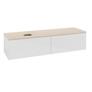 Wastafelonderkast Antao 1600x360x500mm G.White.L K37053GF