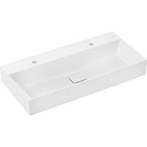Opzetwastafel 1000x480mm 2 kraangaten zonder overloop SmartClean wit Xevolos E